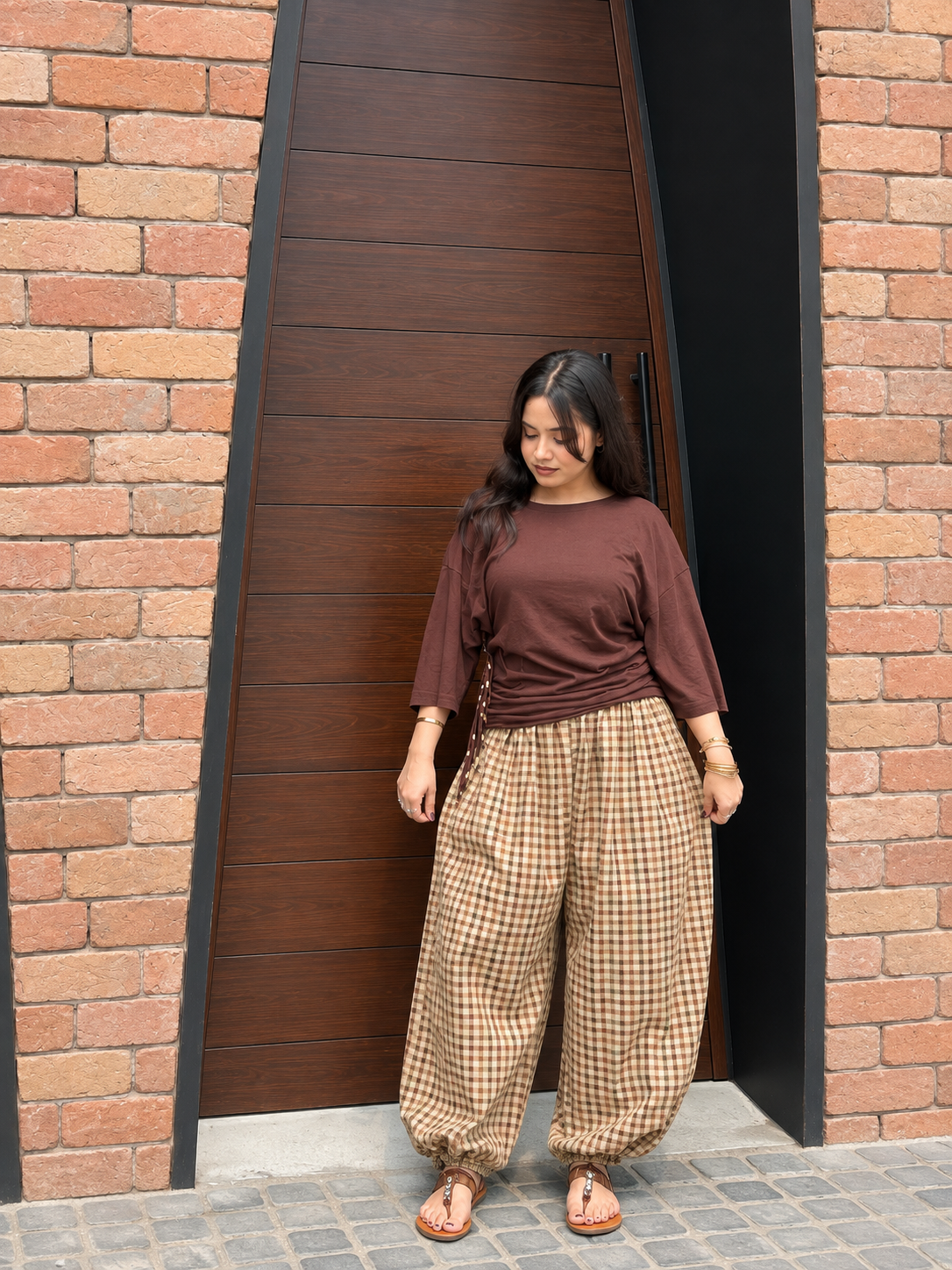 Waffle Balloon Pants