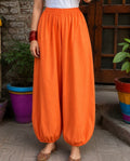 Orange Balloon Pants
